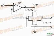 霍尔传感器中的霍尔传感器的恒压工作电路图