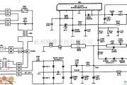 显示器电源中的SHARP K-160170型显示器的电源电路图