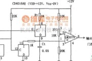 定时控制中的高精度延迟定时器(CD4016AE、LM307N)电路图