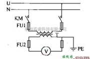 仪器仪表中的简单的电压互感器电路图