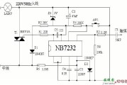 2例NB7232无级触摸调光电路