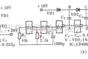 电源电路中的CD4069倍压升压电源电路