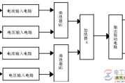 三相两元件有功功率变送器的工作原理框图