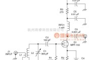 射频放大器电路中的射频Amplier电路：JFET RF amplifier circuit