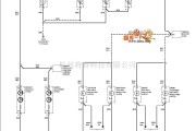 奥迪中的1996奥迪 A6 门控灯电路图