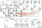 开关电路中的用CD4017组成多路多态控制开关电路图