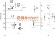 红外线热释遥控中的TWH9511与TWH9512的应用电路