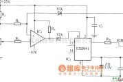 IGBT应用电路中的采用IGBT过流时UCE增大的原理进行保护的电路图