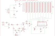 采用 LM3916 的 LED VU 表