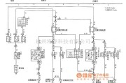 一汽中的威驰前、后雾灯电路图