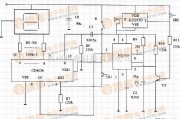 数字电路中的由CD4026、555时基电路等组成的数字显示门铃电路