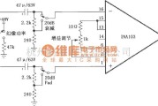 仪表放大器中的INA103具有幻像功率的话筒前置放大器