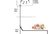 奥迪中的1997奥迪 A6 倒车灯电路图