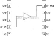 射频放大器中的RF2320线性通用放大器引脚电路图