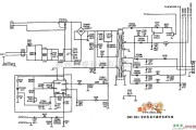 显示器电源中的彩色显示器EMC EM-1型的电源电路图