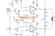 集成音频放大中的由LM4781内部两个放大器构成的电桥输出的音频功率放大电路