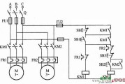 两台电动机顺序启动逆序停止电路图