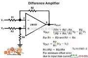 运算放大电路中的差分放大器电路图