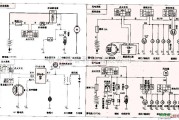金城JC125型摩托车分解电路图