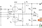 电子管功放中的共屏极负载式倒相电路图