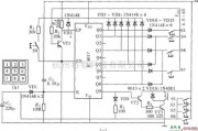 控制电路中的基于CD4017组成的九位按键密码锁电路图
