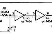 基础电路中的TTL型音频振荡器