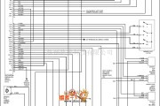 丰田中的97年凌志ES300司机侧记忆座椅电路图