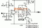 电源电路中的采用放大器制作晶体管的限流电路