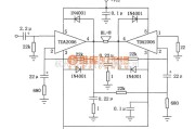 电子管功放中的10W音频功率放大器TDA2006的BTL应用电路图