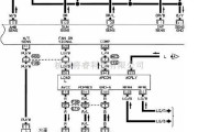 东风日产阳光空调系统线路电路图二