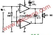  基于TDA2822M实现简单易制的功放电路