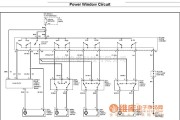 别克中的别克电动车窗电路图