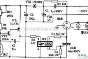 灯光控制中的一款道路施工警示灯控制电路图