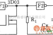 振荡电路中的用CMOS与非门构成的压控振荡器