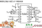 单片机制作中的AD650单极性正输入电压V/F转换电路图