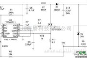 LED电路中的一款简单的LED 驱动器过压保护电路图
