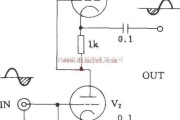 音频电路中的简述SRPP电子管倒相的电路图