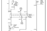 日产中的240SX-1996日产尼桑起动系统电路图(A/T)