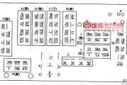 大众（上汽）中的桑塔纳(底盘号 3ZMP003182)轿车中央接线盒底部的插接器与线束电路图