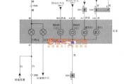 大宇中的大宇警告灯(门，后备箱)，指示灯(左，右方向，超车灯，雾灯)电路图