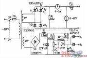 电源电路中的单相晶闸管无槽镀镍电源电路