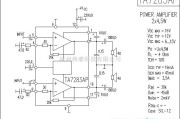 集成音频放大中的TA7283AP功放电路