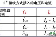 阻抗继电器接线方式