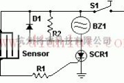 传感器电路中的下雨探测器电路原理