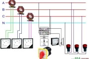 电流互感器与电流表和电压表接线图