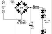基于AC220V的LED球泡灯电路