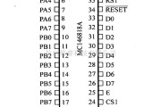 数字电路中的电路引脚及主要特性MC146818A 实时日历时钟电路