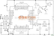 超声波传感器中的由智能化超声波测距集成电路4Y4构成单片液晶显示测距仪电路