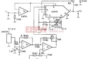由LM35D芯片组成的温度补偿电路