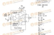 音频处理中的TDA7056A 音响IC电路图